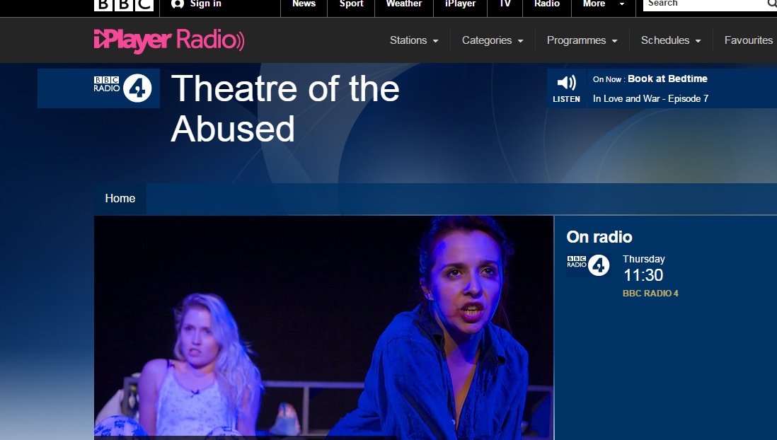 WAPtheatre's tweet photo. Chuffed our #503Freak @Tom_Scurr pic used for @BBCRadio4 doc page #TheatreOfTheAbused @pingham @theatre503 Thur11.30 http://t.co/MdgvfMOdao