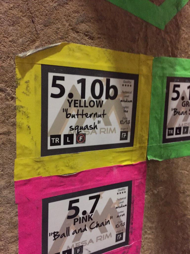 TopRopeMediaSD's tweet image. Happiness is successfully climbing two 5.10b's @MesaRim #smallsuccess #climbing