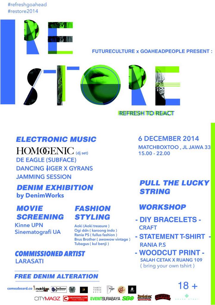 needlesfactory's tweet photo. sob sabtu ini mampir kesini,jngn ampe kelewat #restore2014 #refreshgoahead #goaheadpeople http://t.co/2KmUlX4jtL