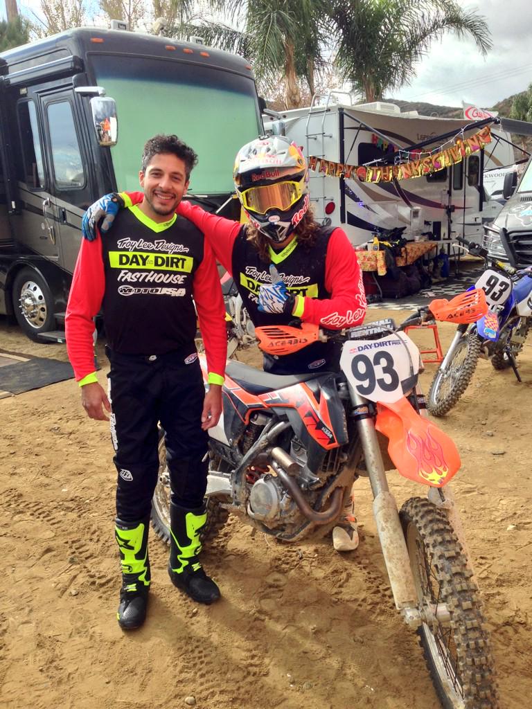 Had a great time racn' w/ my MN homie <a href="/AaronColton/">Aaron Colton</a> at <a href="/aDayintheDirt/">a Day in the Dirt</a> this past weekend-Thxs <a href="/TroyLeeDesigns/">Troy Lee Designs</a> #ditd17