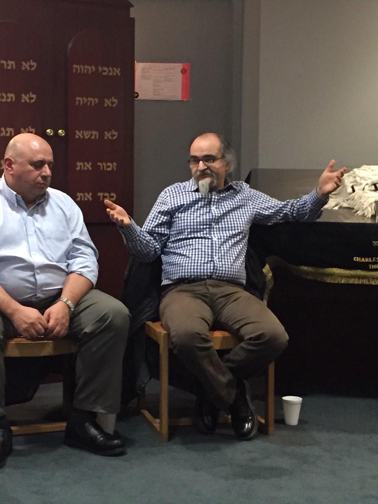 JacobMagid's tweet image. .@GhAlOmari: (2/2) and then go the US and say it's either me or Hamas #PeacePartners @JStreetUMD