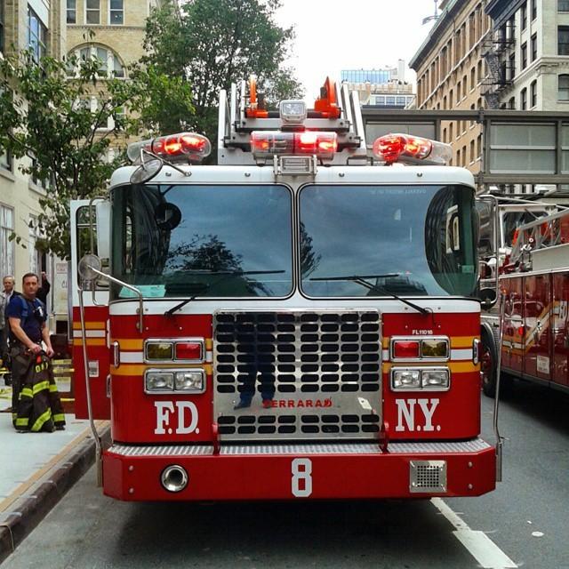 AFireStation's tweet image. Found this cool photo, not mine #FDNY #Ladder8 #FireTruck #FireEngine #Bravest #FireDepartment #Firefighter #Fire...