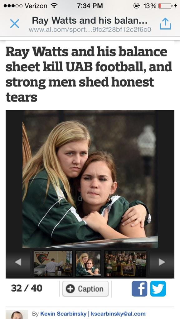 parkerann4's tweet photo. If this doesn't break your heart, I don't know what will. #FreeUAB #FireWatts http://t.co/Xemb3UazN1