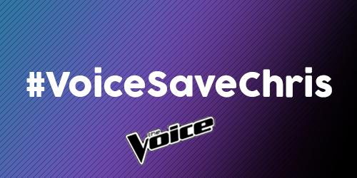 Retweet this to save me! #VoiceSaveChris
