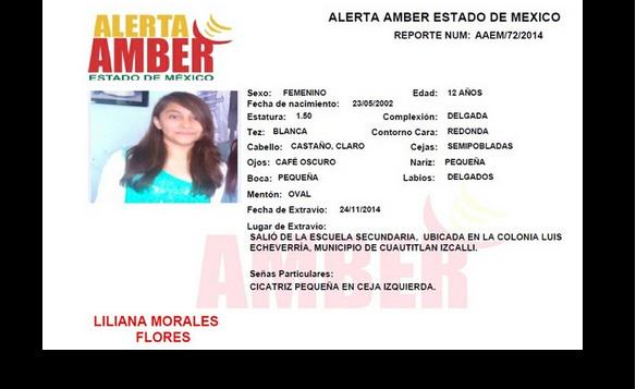 <a href="/AlertaAmberDF/">Alerta Amber DF</a> "Localizan a menor reportada como desaparecida en el estado de México -&gt; lajor.mx/1pQlmjv "