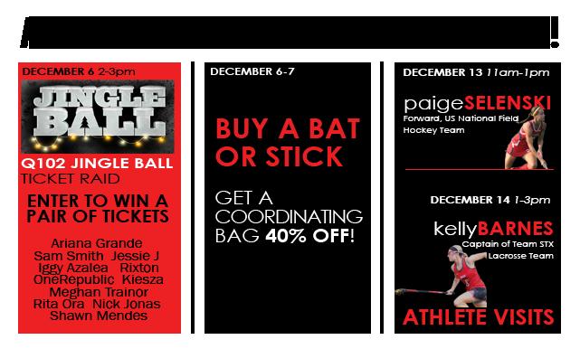 LongstrethUSA's tweet photo. Save the dates for our upcoming store events! @Q102Philly @paigeselenski @kelbel1622 @STXwlax #q102jingleball http://t.co/19w09rLKgw