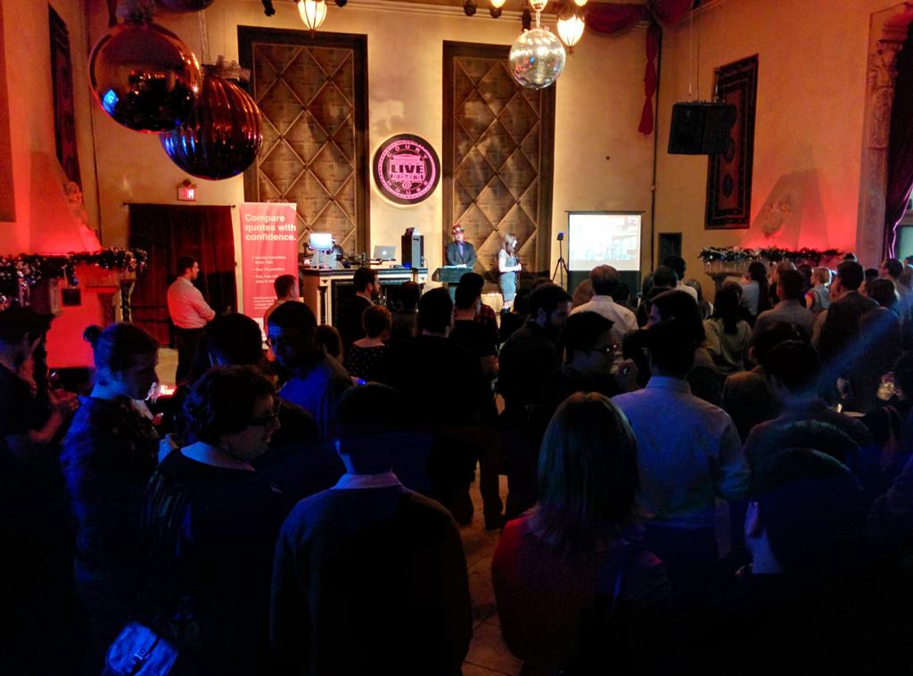 dmzhq's tweet image. Well hello #TOTechBash! Excited to celebrate with the awesome #Toronto Tech Scene! Cheers to a great year.