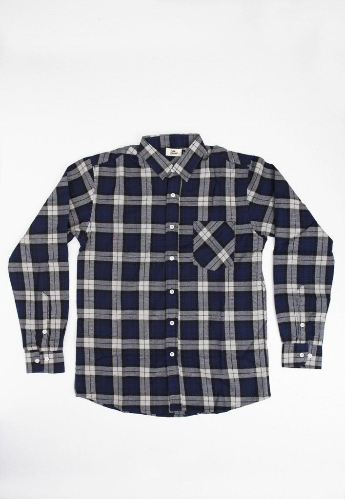 Dark Blue LC Flannel - IDR 210.000