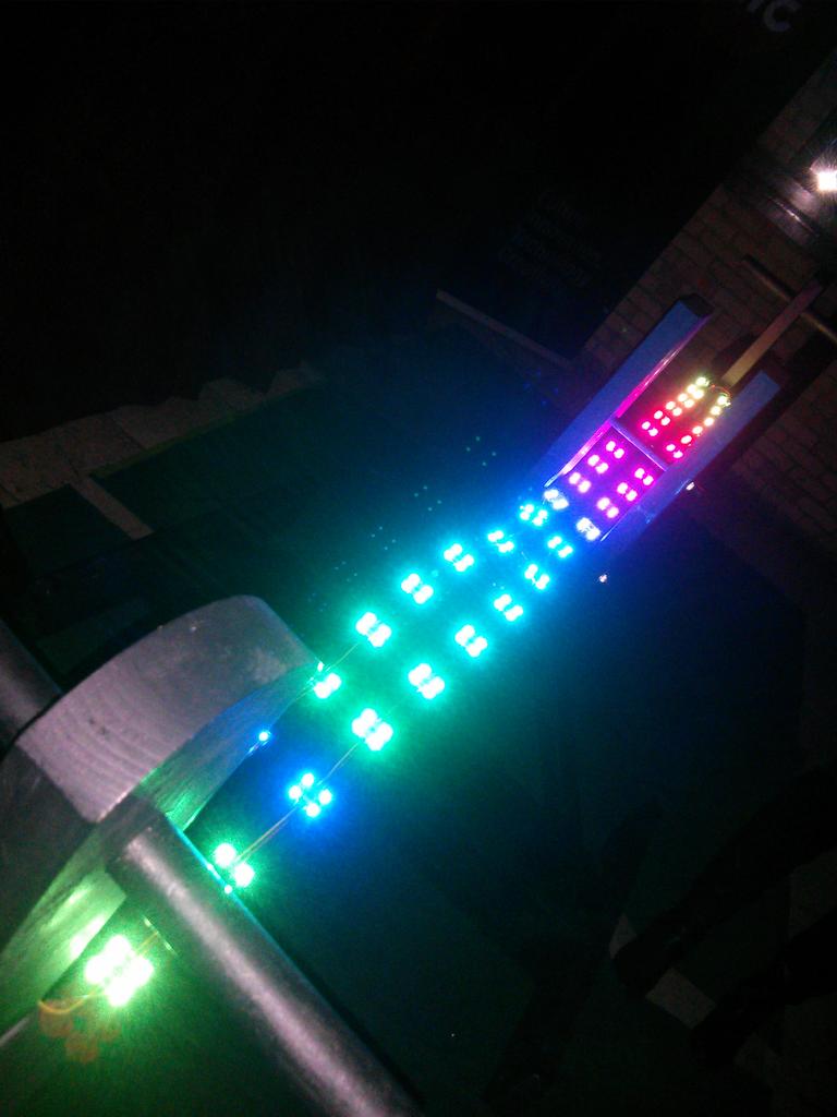 andrewsmyk's tweet image. LED teeter totter. #totechbash