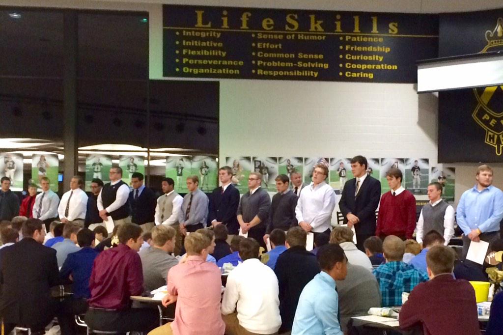 This senior class has a combined, record of 47-5 and a home record of 25-2. #thelongblackline #kingsmenproud