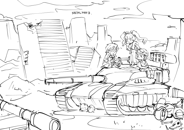 お絵かき:メタルマックス3 