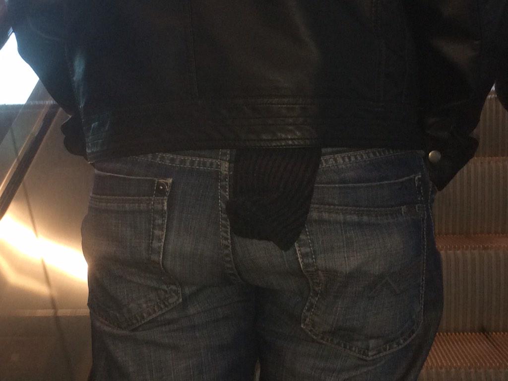 Is that a sock hanging out the waistband of your jeans? #whathappenswhenthecountryboyheadstothecity @rosegatedairyJD