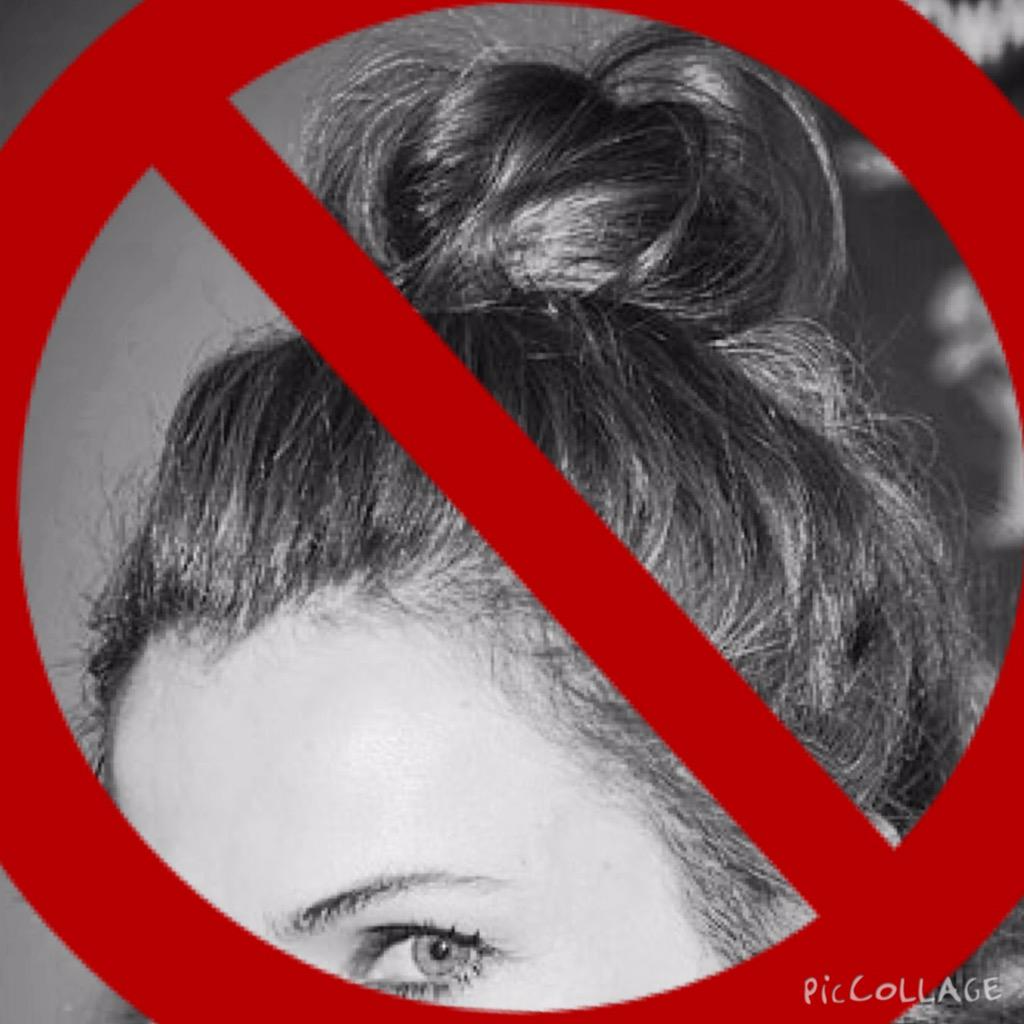 NOT an acceptable bun for ballet class. Figure out your life people. #dancetchrprobs #findyourlife #getitright
