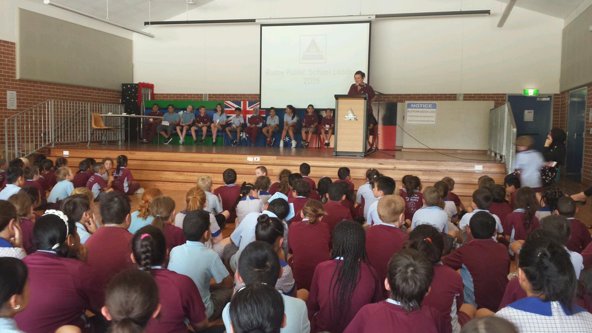 Our Year 5 candidates for school leaders in 2015 delievering their speeches confidently and proudly.