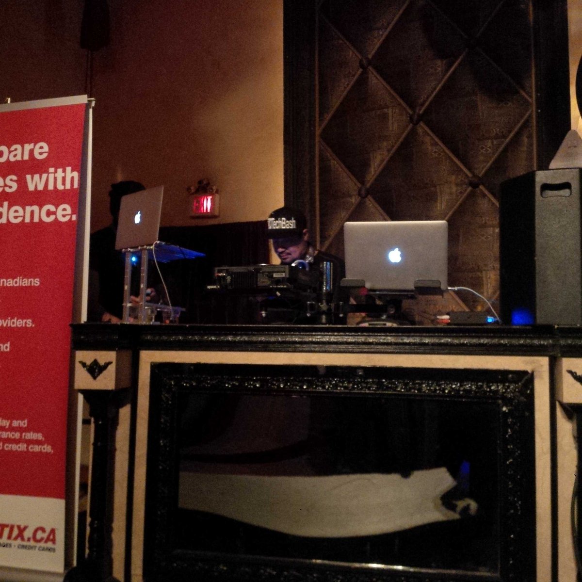 the_wildnorth's tweet image. Thumbs up for the DJ #totechbash