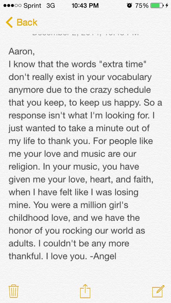 AngelRenee1989's tweet photo. @aaroncarter  💜 http://t.co/wCjhE4FDQF