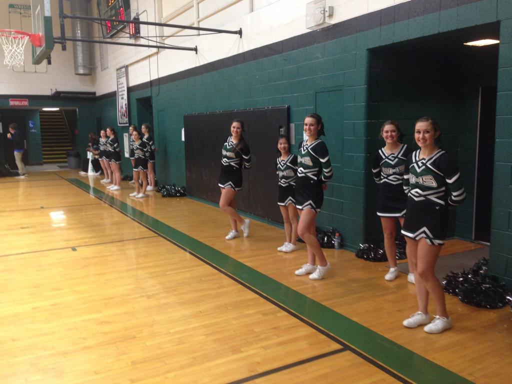 WHSBEAVERS's tweet photo. Winter cheer has put in the work - doing great and looking sharp. #cheer2014 http://t.co/87jonRDi1p