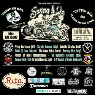 DSC_Psychobilly's tweet photo. Swing It Up @CrocodileBoogie #rockabilly #psychobilly #Surabaya #indonesia Go See ya ;) http://t.co/b9S7rCZ9HI