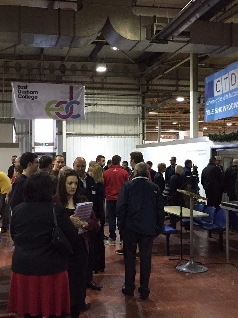 EastDurhamCol's tweet image. The guests speakers are now finished and guests are heading off for a tour of the facility #TechAcad