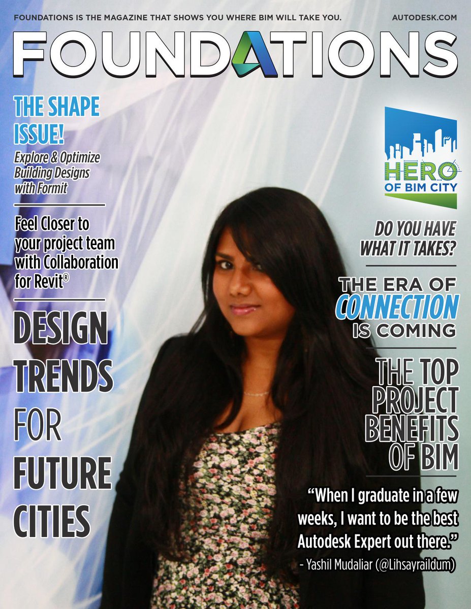 AutodeskRevit's tweet photo. @Lihsayraildum is looking great as our next Hero of #bimcity here at #AU2014. Nice to meet you! http://t.co/leRBim0HOs