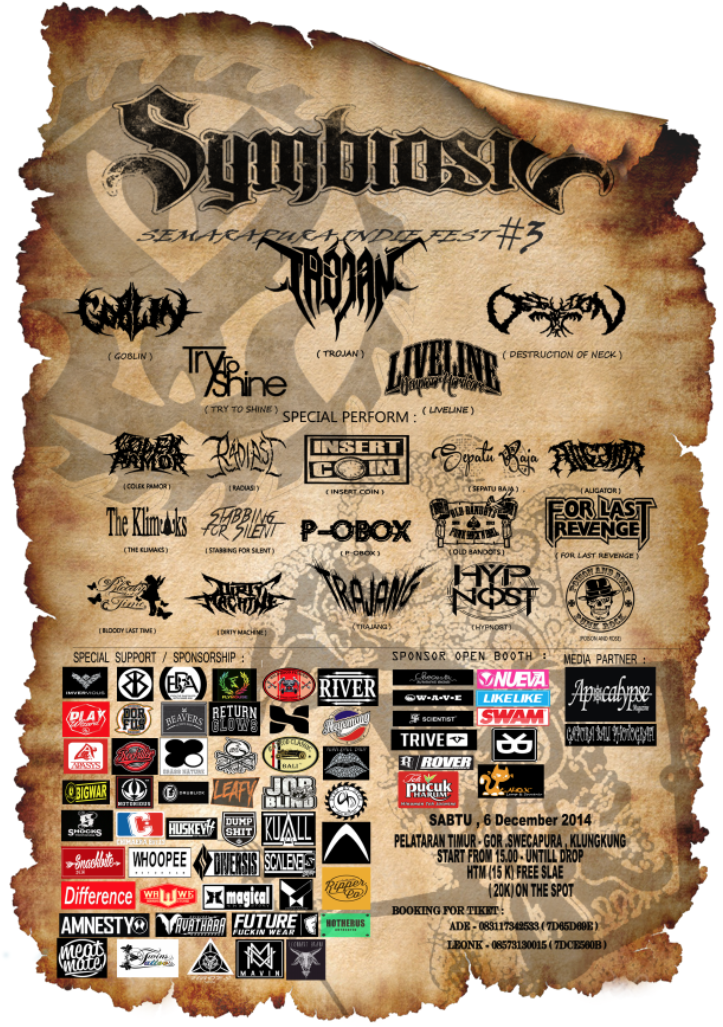 TryToShine_Bali's tweet photo. tgl 6 des kita bakal main di pelataran timur Gor.Swecapura - klungkung sama band-band keren lainnya merapat \m/ http://t.co/abZRAsvJ16