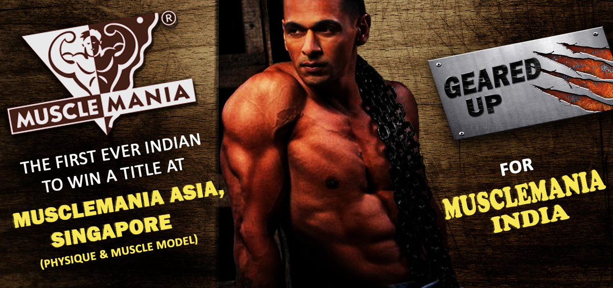 vishalizer's tweet photo. After the #Physique and #MuscleModel title in #Singapore, now #GearedUp for #MuscleMania, #Bangalore on 6th Dec. http://t.co/r75xSxCmqT