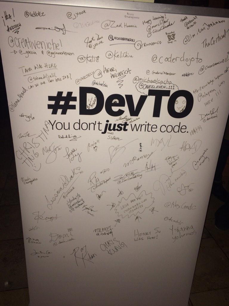 JonGauthier's tweet image. Great seeing the @DevTO crew @clickflickca @kdblez @naelshawwa @jonezy tonight #TOTechBash keep on rocking guys