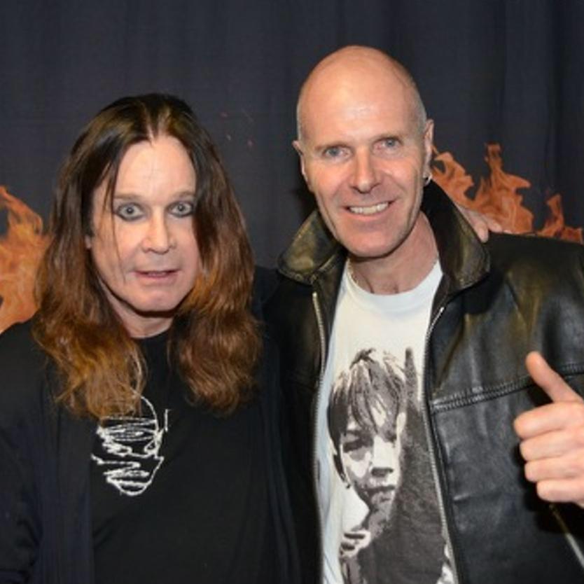 Happy birthday to Sabbath Legend Ozzy Osbourne!
Here he is with our drummer Kev!   