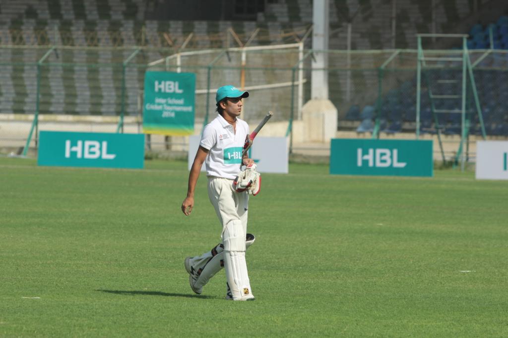 HBLPak's tweet photo. Great knock by Babar Hussain of Fahad Academy, he departs after scoring 90 runs in 86 balls. #HBLCricket http://t.co/WHOOy6veuo