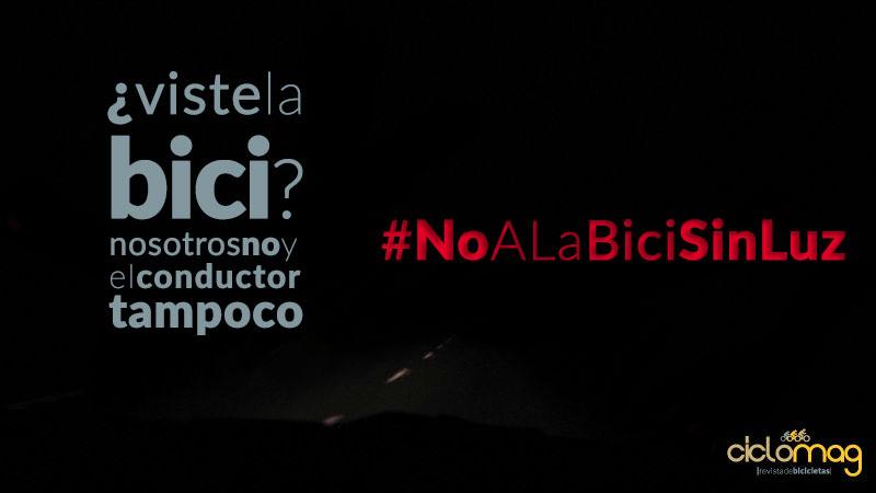 CicloMagCom's tweet photo. Hazte visible. Di #NoALaBiciSinLuz Utilizar luces y reflectantes salvará tu vida ► http://t.co/bNoJZlZMYf ◄ ¿Te unes? http://t.co/surUX7QWxJ