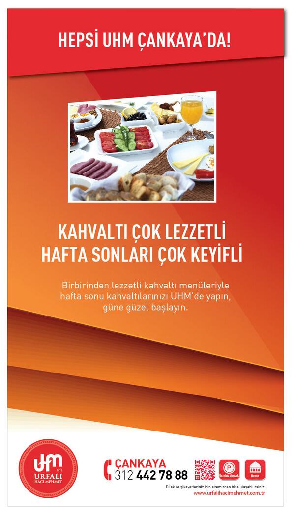 Keyifli bir pazar kahvaltısı için siz de Urfalı Hacı Mehmet’te yerinizi ayırtın. 442 78 88