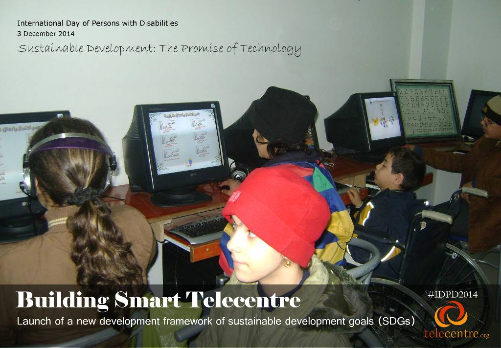 telecentreorg's tweet photo. MT @nabileid1: Building a #SmartTelecentre for students with disabilities
#ICT4PWD #IDPD2014 http://t.co/aLMePPBvpm