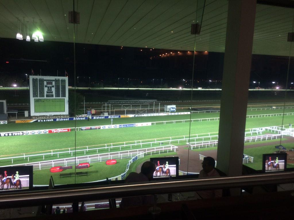 ginatrot's tweet photo. Last night I had the privilege of attending horseracing @Turffontein @kurtsol89 WOW! #newexperiences #WildDancer http://t.co/kY5hxDgAAI