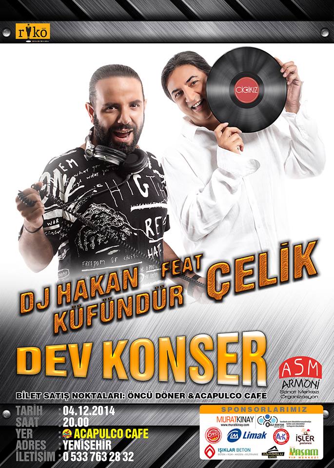 bilbilbilet's tweet photo. DJ Hakan Küfündür &amp; Çelik - 4 Aralık Kırıkkale/Acapulco Cafe'de
http://t.co/cUK2q2ovVM
#kırıkkale #acapulco #cicikız http://t.co/F9ot9jbuK8