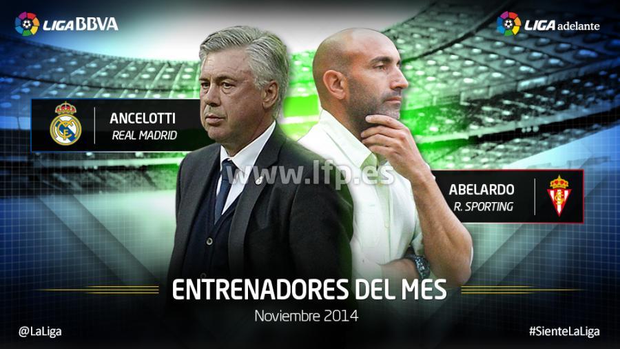SportingFilm's tweet photo. Abelardo ha sido elegido el mejor entrenador del mes de la Liga Adelante en el mes de noviembre. ¡FELICIDADES! 🔴⚪🔴⚪ http://t.co/AoZJjR9ZNo