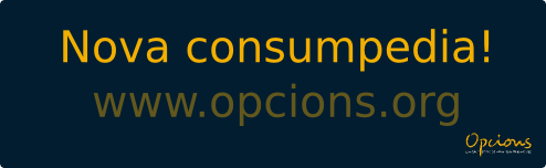 opcions's tweet photo. @opcions estrenem web i #consumpedia, un banc de recursos per a un consum +conscient. Ajudeu a difondre-la?@galapita http://t.co/ohwuSuM0es