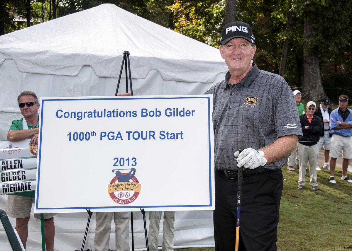 GreaterHickory's tweet photo. Happy Birthday to Bob Gilder! Bob made his 1000th career @PGATOUR start at the 2013 GHKC. @ChampionsTour http://t.co/WimBeiLyUM