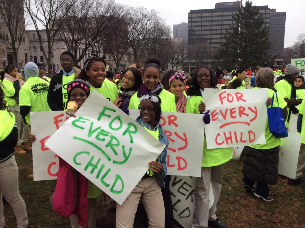 StamExcellence's tweet photo. RT @Fam4ExcSchools: It really is a movement #ForEveryChild! Live in New Haven! http://t.co/ME3LY4jxE0