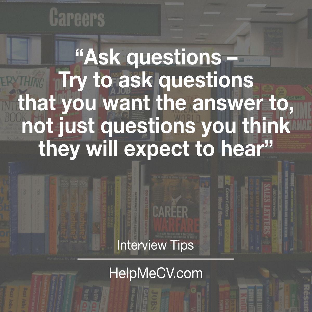 HelpMeCV's tweet image. Always remember to ask questions #interviewtips #helpmecv