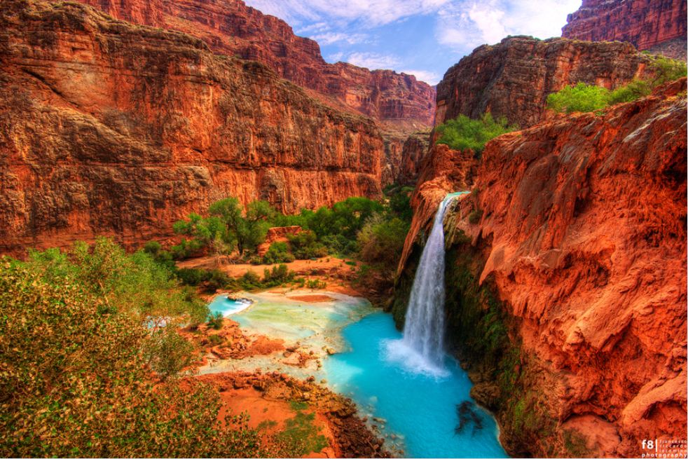 #vagatwit #usa  'sulla strada per' il #grancanyon in #arizona nella  #riservaindiana  #havasupai ecco le #havasufalls