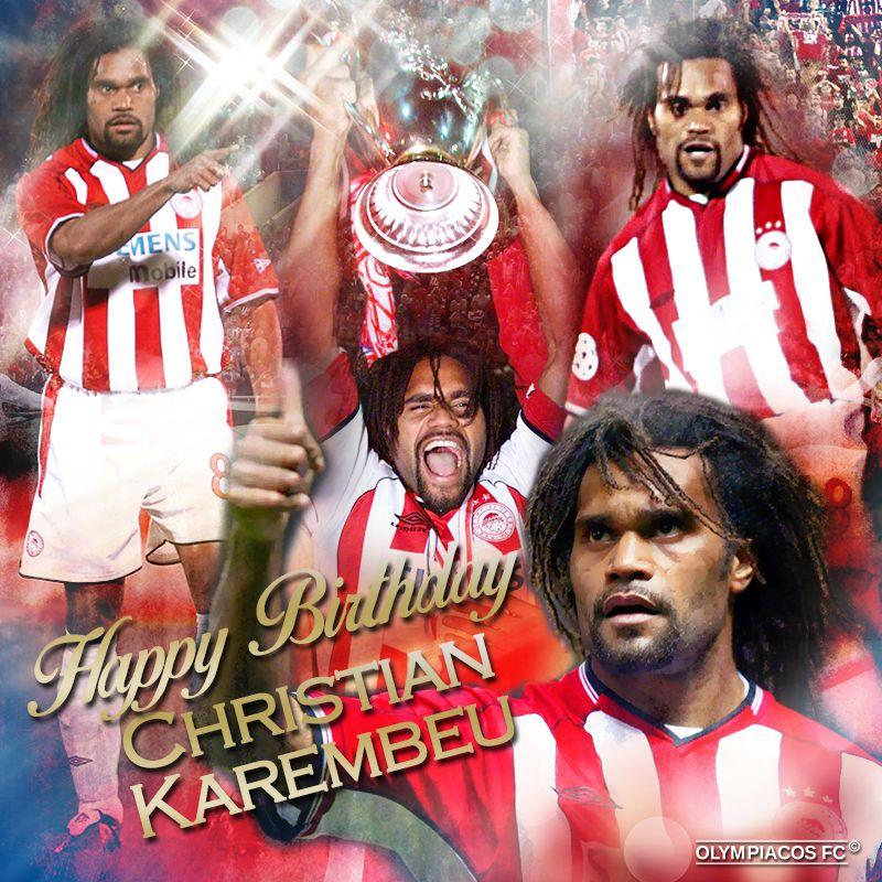Happy Birthday Christian Karembeu! Watch Olympiacoss TV video for C. Karembeus birthday:  