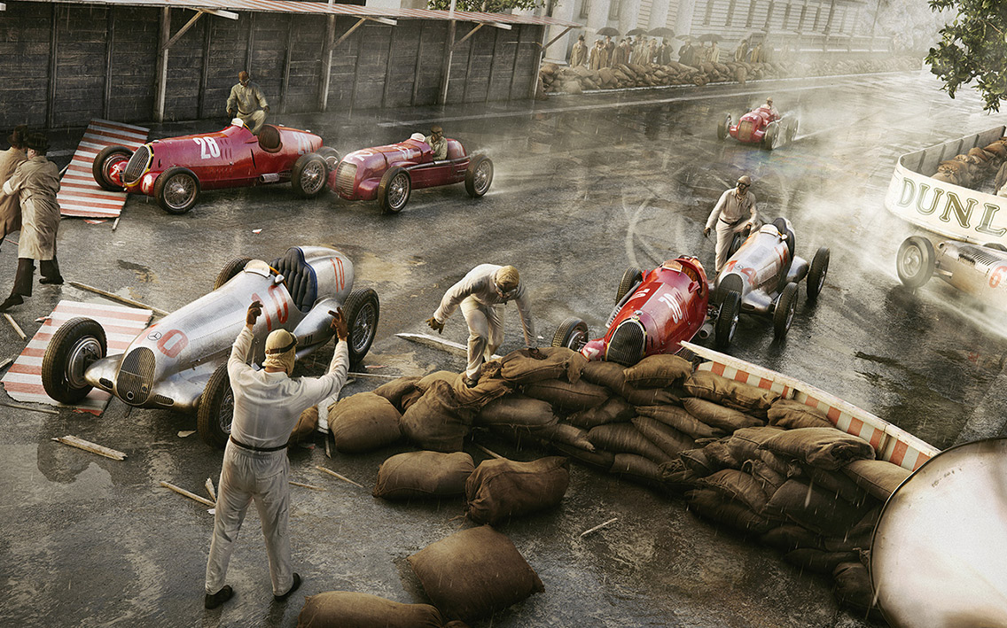 MercedesHouseBe's tweet photo. “@MercedesAMGF1: 80 years ago, in June 1934, the legend of the @MercedesBenz Silver Arrows was born... (1/3) #F1 http://t.co/YpqLAtZ8bY”