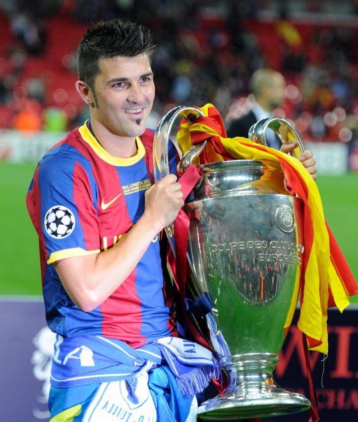 Happy birthday David villa 
 Spain and Barca legend 