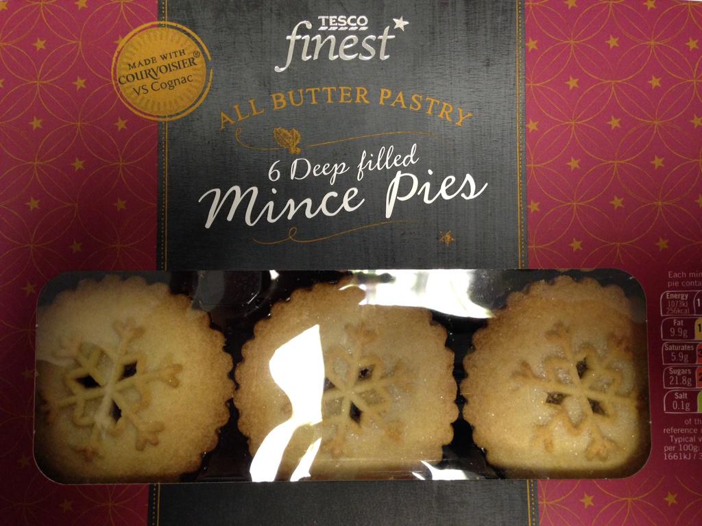 Tesco finest mince pies £1.25#doncaster #christmas #tescoexpress