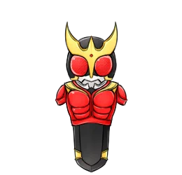 仮面ライダークウガ(マイティフォーム)おまけれライジングマイティとアメイジングマイティ。 