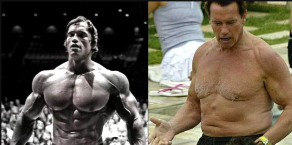 FootballFunnys's tweet photo. Left - Arnold Schwarzenegger the last time Liverpool won the league.

Right - Arnold Schwarzenegger at the moment. http://t.co/qShYaR3Clq