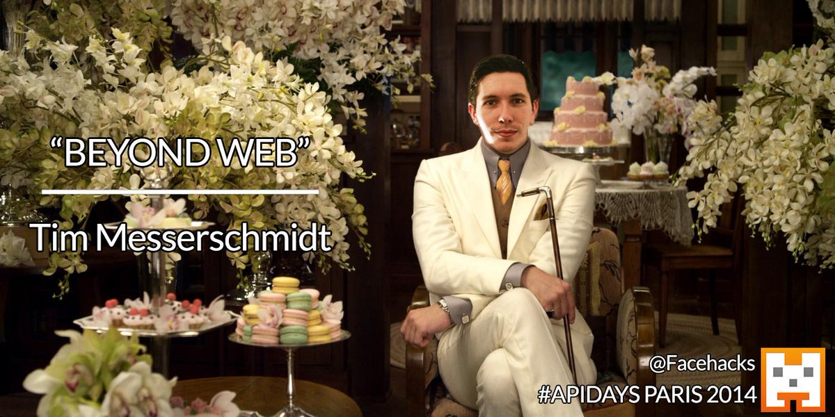 Facehacks's tweet photo. "Beyond Web" by @SeraAndroid  from @braintree_dev at #apidays http://t.co/faOJXgOu5C