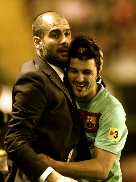 David Villa "In my room I had a picture of Guardiola" Happy Birthday 33rd Guaje. 