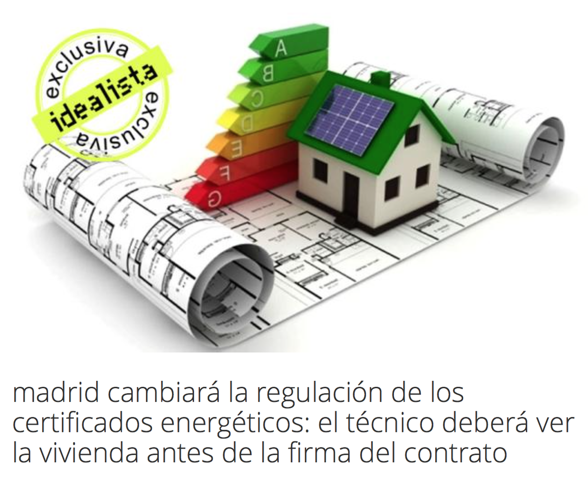 CONTREDIEdifica's tweet photo. Y después de más de un año de #certificacionenergetica, llegan nuevas regulaciones a la Comunidad de Madrid. http://t.co/bISfUVP875