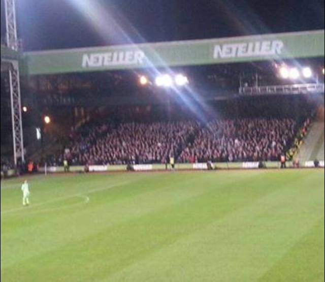 footyawayday's tweet photo. Approx 2,300 Villa fans at Palace last night 
#avfc http://t.co/QLFqYBX887
